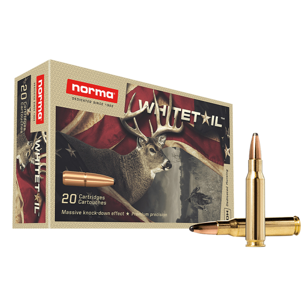 Norma Ammunition 20177672  Whitetail 30-30Win 150gr Soft Point 20 Per Box/10 Case
