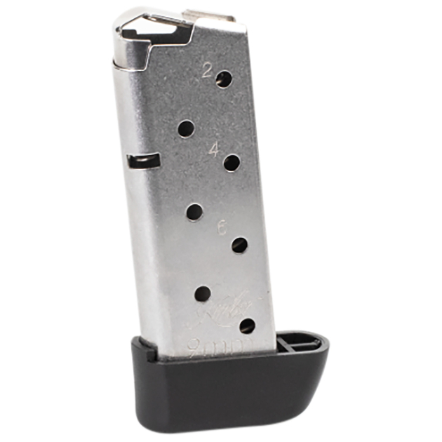 Kimber Mfg.,inc 1200845A Micro 9 w/ Extended Base Pad 7rd 9mm Silver Stainless Steel