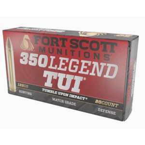 Fort Scott Munitions 350 Legend Rifle Ammo - 125gr | 20rd Box