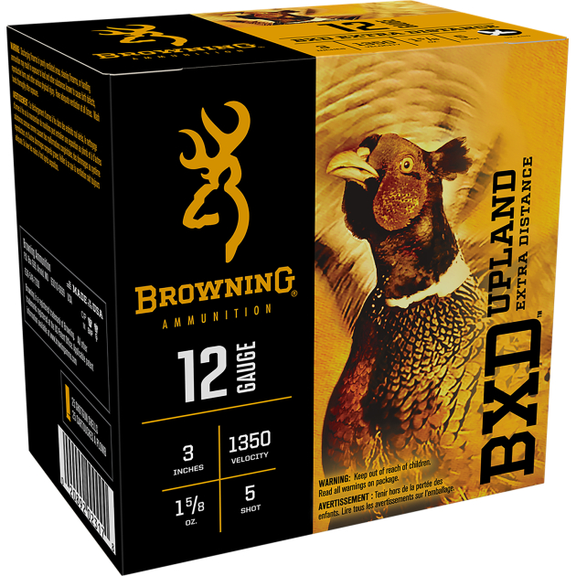 Browning Ammo B193511235 BXD Upland 12Gauge 3" 1 5/8oz 5Shot 25 Per Box/10 Case