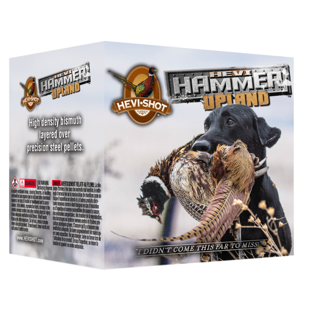 HEVI-Shot HS29103 HEVI-Hammer Upland 12Gauge 2.75" 1 1/4oz Steel/Bismuth 3Shot 25 Per Box/10 Case