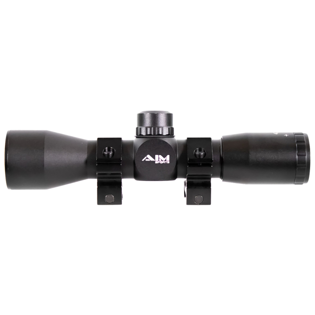 Aim Sports JTM432B Tactical Compact Black Anodized 4x 32mm 1" Tube Mil-Dot Reticle