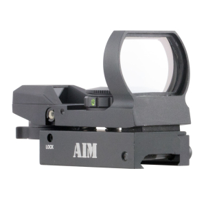 Aim Sports RT4WF1 Reflex Sight Warfare Edition Matte Black 1x 24mm x 34mm Red/Green Multi Reticle