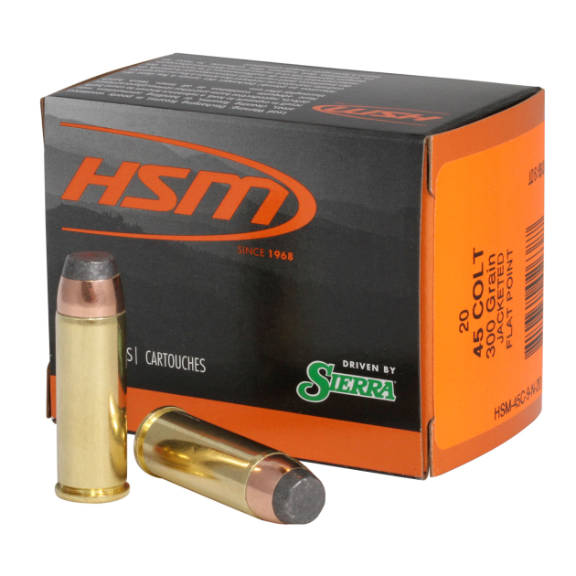 HSM 45C9N20 Pro Pistol  45 Colt 300 gr Jacketed Soft Point 20 Per Box/ 20 Case