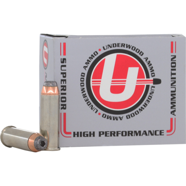 UNDERWOOD 44 REM MAG 200GR JHP - 20RD 10BX/CS