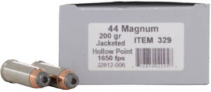 UNDERWOOD 44 REM MAG 200GR JHP - 20RD 10BX/CS - Image 2