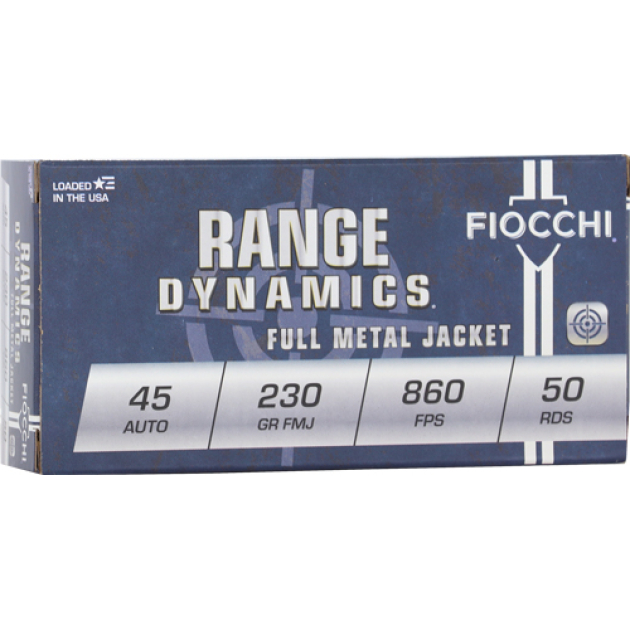 FIOCCHI 45 ACP 230GR FMJ - 50RD 10BX/CS