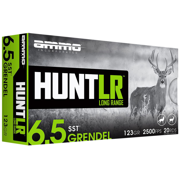 Ammo Inc 65GR123SSTA20 Hunt Long Range 6.5Grendel 123gr Super Shock Tip 20 Per Box/10 Case