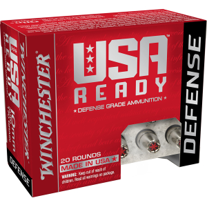 Winchester Ammo RED10HP USA Ready 10mmAuto 170gr Hex Vent Hollow Point 20 Per Box/10 Case