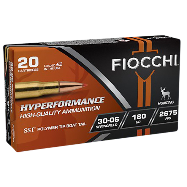 Fiocchi 3006HSC Hyperformance  30-06Springfield 180gr Super Shock Tip 20 Per Box/10 Case