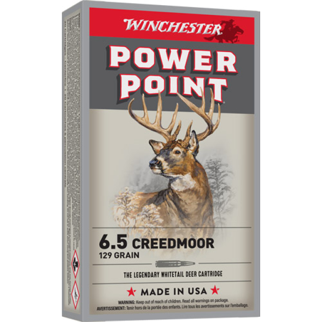 WINCHESTER POWER POINT 6.5 CM - 129GR JSP 20RD 10BX/CS