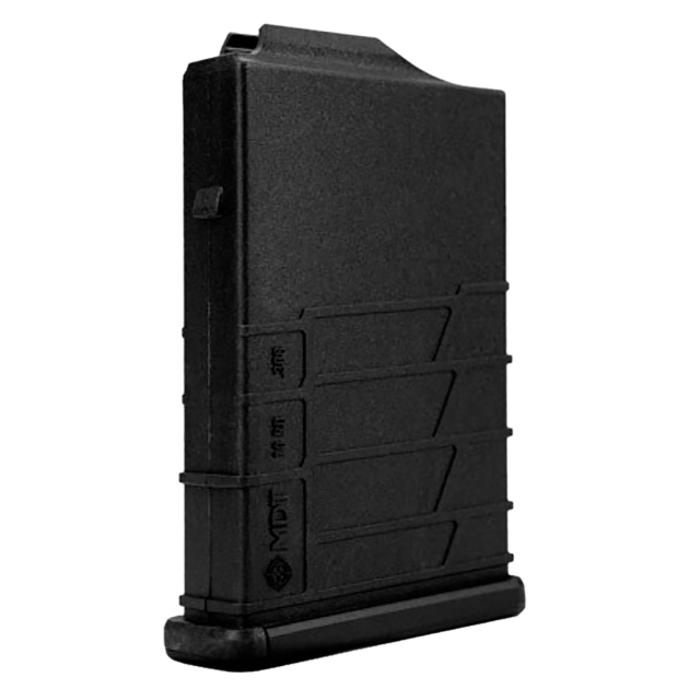 Mdt Sporting Goods Inc 104447BLK AICS Magazine  10rd Extended 308/6.5 Creedmoor Short Action, Black Polymer Fits Some Chassis/Bottom Metal (MDT/XLR/KRG/GRS/CDI/Pacific Tool & Gauge)
