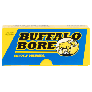 Buffalo Bore Ammunition 20E20 Standard Pressure Strictly Business 38Special 125gr Jacket Hollow Point 20 Per Box/12 Case