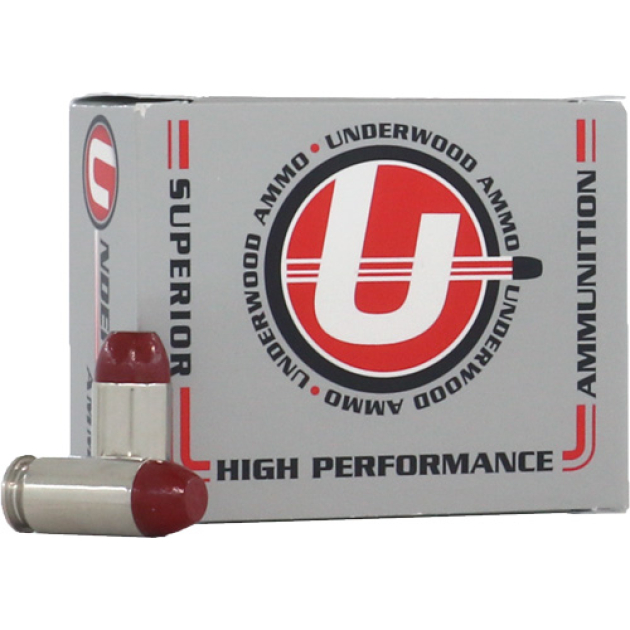 UNDERWOOD 45 ACP+P 255GR - CAST FLAT NOSE 20RD 10BX/CS