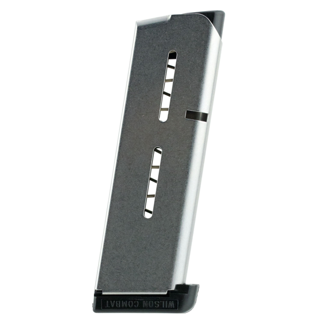 Wilson Combat 47OX 1911  7rd Detachable w/ Standard Floor Plate 45 ACP Stainless Steel