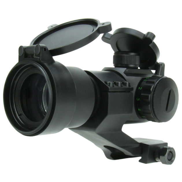 TacFire RD004 1x30 Dual Illuminated Red/Green Dot Sight  Black Anodized 1 x 30 mm 2 MOA Dot