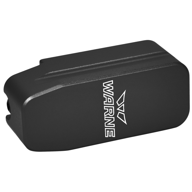 Warne 5001 Magazine Extension  Extension PMAG 556 5rd Compatible w/ PMAG 30 Round Magazines Black Hardcoat Anodized Aluminum