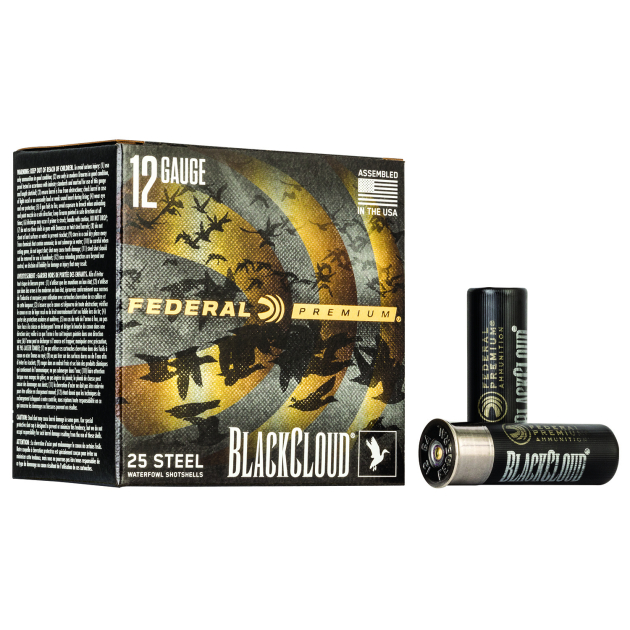 Federal PWBX1421 Black Cloud FS 12Gauge 3" 1 1/4oz 1Shot 25 Per Box/10 Case