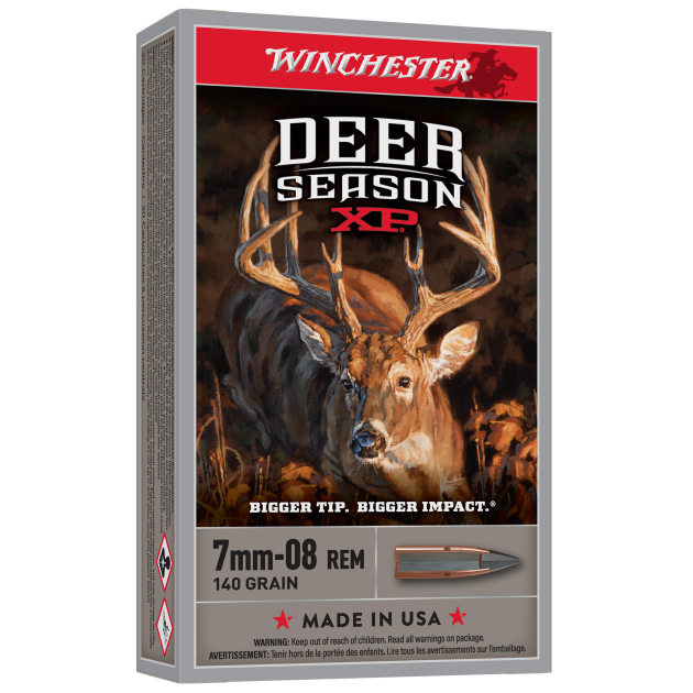 Winchester Ammo X708DS Deer Season XP  7mm-08Rem 140gr Extreme Point 20 Per Box/10 Case