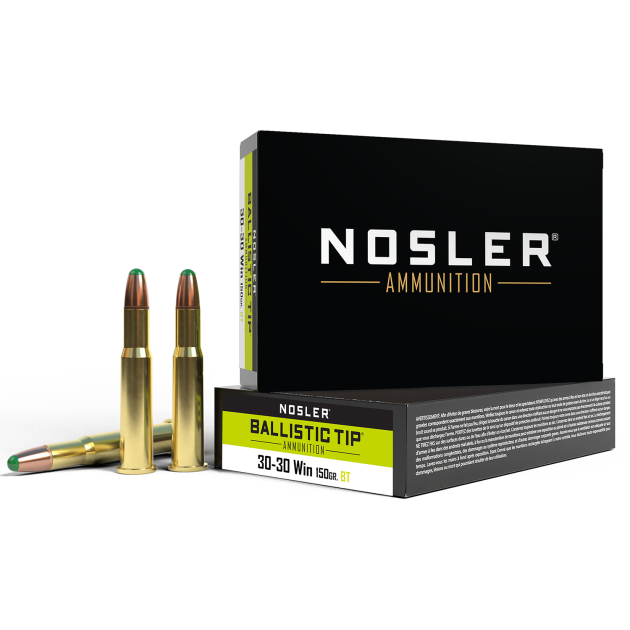 Nosler 40065 Ballistic Tip  30-30Win 150gr Round Nose Ballistic Tip 20 Per Box/10 Case