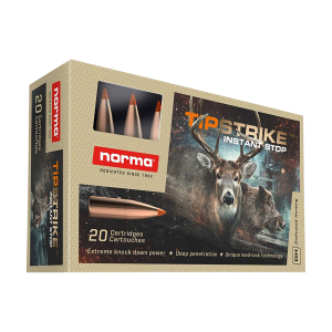 Norma Ammunition 20174352 Dedicated Hunting Tipstrike 308Win 170gr Polymer Tip 20 Per Box/10 Case