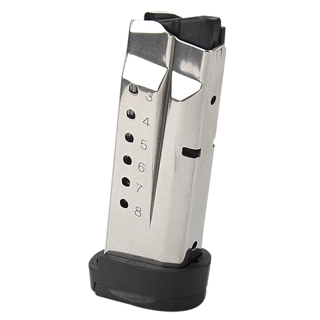 Ed Brown RMPMAG8SHIELD M&P  8rd Extended 9mm Luger Fit S&W M&P Shield Stainless Steel