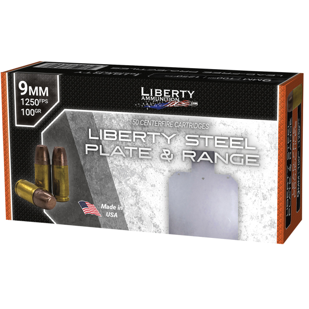 Liberty Ammunition LAR90662   9mm 100gr 50 Per Box/25 Case