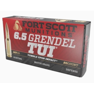 Fort Scott Munitions 6.5 Grendel Rifle Ammo - 123gr | 20rd Box