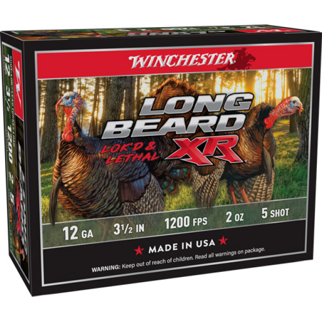 WINCHESTER LONG BEARD XR 12GA - 3.5" 2OZ #5 10RD 10BX/CS