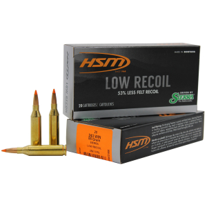 HSM 24318N Low Recoil  243 Win 85 gr Orange Polymer Tip 20 Per Box/ 25 Case