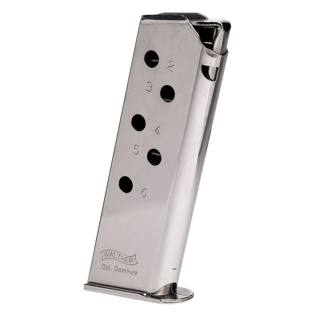 Walther Arms 2246009 PPK  6rd 380 ACP Stainless Steel