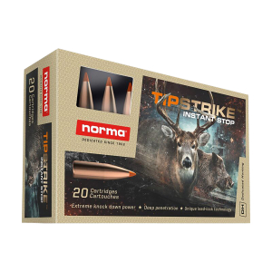 Norma Ammunition 20171222 Dedicated Hunting Tipstrike 280Rem 160gr Polymer Tip 20 Per Box/10 Case