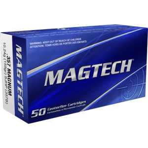 MAGTECH 357 MAG 158GR SJHP - 50RD 20BX/CS