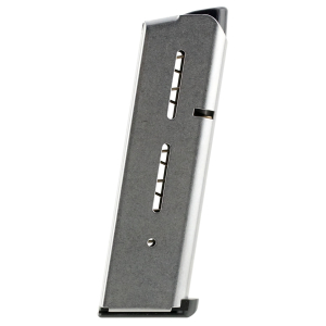 Wilson Combat 47DC 1911  8rd Detachable w/ Lo-Profile Steel Floor Plate 45 ACP Fits 1911 Government Stainless Steel