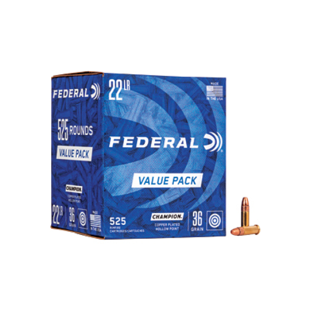 FED CHAMP 22LR 36GR CP HP 525/5250