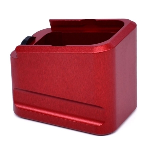 WARNE GLOCK 17/22 MAG EXT +5/+4 RED