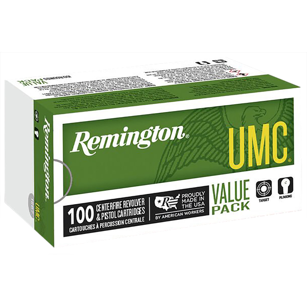 Remington Ammunition 23687 UMC Value Pack 40S&W 180gr Jacketed Hollow Point 100 Per Box/6 Case