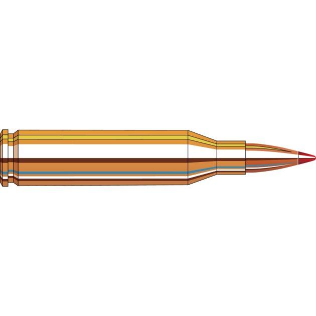 Hornady 80468 Custom  243Win 87gr Hornady V Max 20 Per Box/10 Case
