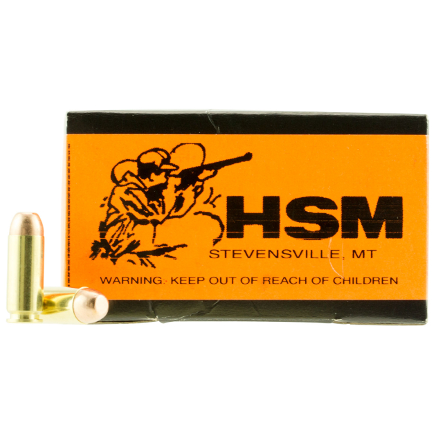 HSM 10MM2N Training  10mm Auto 180 gr Full Metal Jacket 50 Per Box/ 20 Case