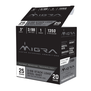 Migra Ammunitions M20SB46 Combinational  20Gauge 3" 1oz 4/6Shot 25 Per Box/10 Case