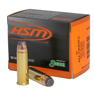HSM 454C5N20 Pro Pistol  454 Casull 300 gr Jacketed Soft Point 20 Per Box/ 20 Case
