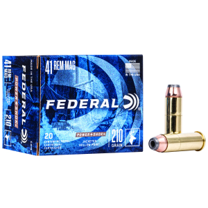 Federal C41A Power-Shok Handgun 41RemMag 210gr Jacketed Hollow Point 20 Per Box/25 Case