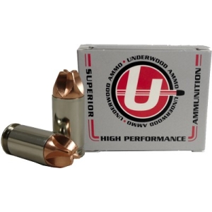 UNDERWOOD 45 ACP+P 135GR - XTREME DEFENDER 20RD 10BX/CS