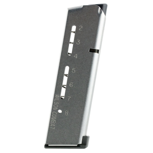 Wilson Combat 500C ETM  8rd Detachable w/ Lo-Profile Steel Floor Plate 45 ACP Fits Wilson Combat 1911 Elite Tactical Stainless Steel