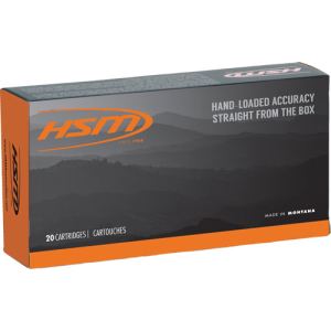 HSM 7MM REM MAG 160GR BONDED - BULLET 20RD 20BX/CS  <