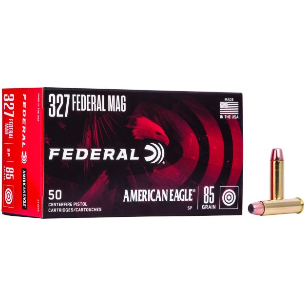 Federal AE327A American Eagle Handgun 327FederalMag 85gr Jacketed Soft Point 50 Per Box/20 Case
