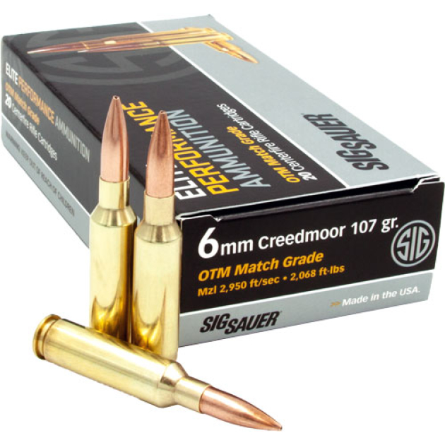 SIG 6MM CM 107GR OTM 20RD - 10BX/CS