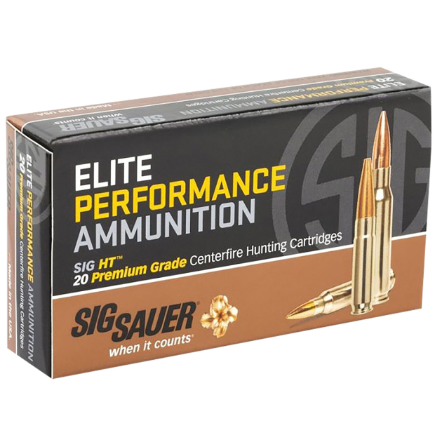 Sig Sauer E270H120 Elite Copper Hunting  270Win 130gr Copper Solid 20 Per Box/10 Case