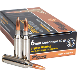 SIG 6MM CM 80GR ELITE - COPPER HUNTING 20RD 10BX/CS