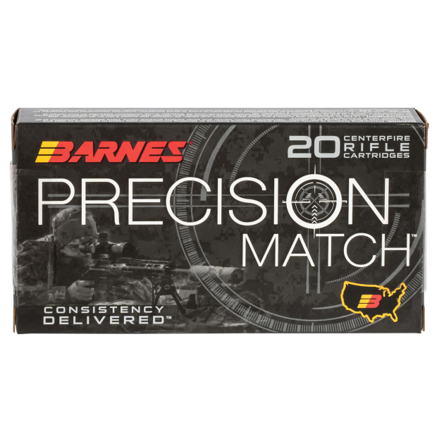 Barnes Bullets 30814 Precision Match  6mmCreedmoor 112gr Open Tip Match Boat Tail 20 Per Box/10 Case